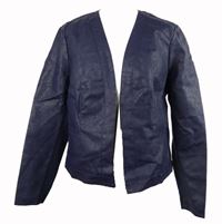 Dámský tmavomodrý koženkový křivák Bonmarché 