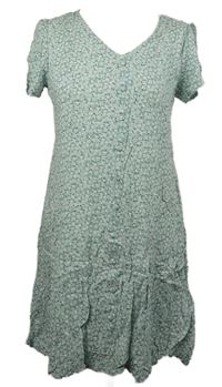 Dámské světlemodré kytičkované šaty Peacocks 