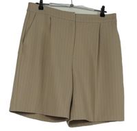 Dámské béžové proužkované kraťasy TU 