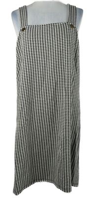 Nové - Dámské černo-bílé vzorované šaty Dorothy Perkins 