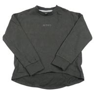 Tmavošedá mikina s nápisem F&F