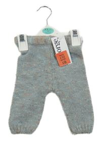 Nové - Modré melírované pletené kalhoty George