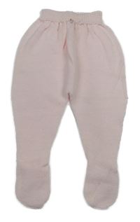 Světlerůžové pletené polodupky