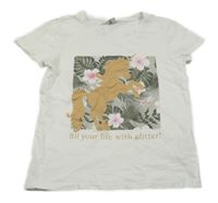 Bílé tričko s obrázkem Page one young