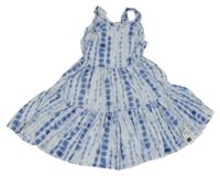 Nové - modro-bílé bavlněné šaty Dunnes