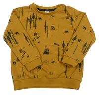 Okorvá mikina s medvědy LC WAIKIKI