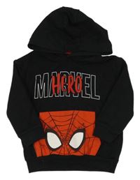 Černo-červená mikina se Spidermanem a kapucí George
