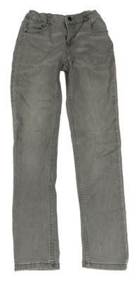 Šedé melírované skinny rifle Denim Co.