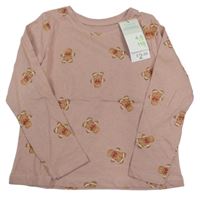 Nové - Růžové triko s perníčky Primark