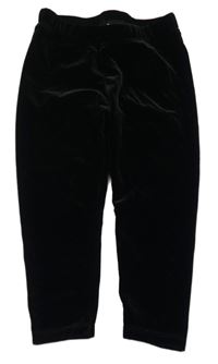 Černé sametové legíny H&M
