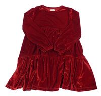 Červené sametové šaty F&F