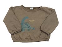 Hnědá mikina s dinem Next