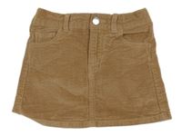 Béžová manšestrová sukně H&M