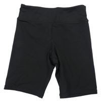 Černé sportovní legínové kraťasy H&M