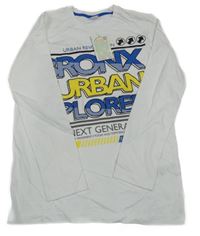 Nové - Bílé triko s nápisem Y.F.K.