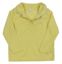 Žluté polo triko s velbloudem a límečkem