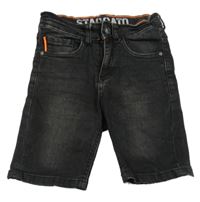 Černé riflové kraťasy C&A