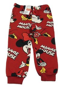 Nové - Červené tepláky s Minnií H&M