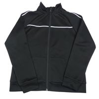Černá sportovní propínací mikina H&M