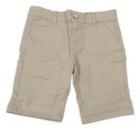 Béžové plátěné chino kraťasy Denim Co.