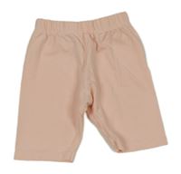 Světlerůžové capri tepláky 