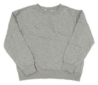 Šedá melírovaná oversize mikina H&M
