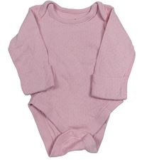 Světlerůžové vzorované body M&S