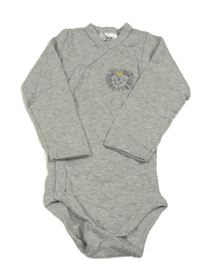 Šedé melírované zavinovací body se lvíčkem POCOPIANO