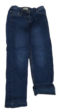 Tmavomodré skinny teplákové podšité rifle alive