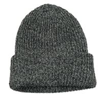 Černo-bílá melírovaná čepice H&M