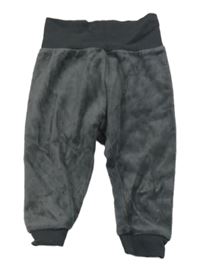 Tmavošedé sametové tepláky lupilu