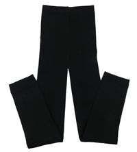 Černé thermo punčochové legíny