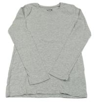 Šedé melírované triko Y.F.K.