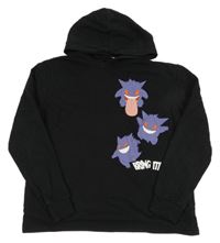 Černá mikina s pokémony a kapucí H&M