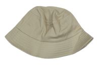 Světlebéžový plátěný klobouk