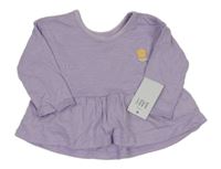 Nové - světlefialová melírovaná tunika s kytičkou George