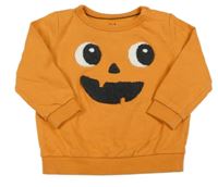 Oranžová mikina s dýní C&A