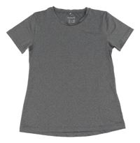 Šedé melírované funkční sportovní tričko H&M