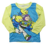 Modro-citronové pyžamové triko s Toy Story 