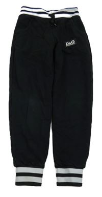 Černé tepláky s nášivkou Dolce&Gabbana