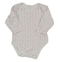 Bílé body s hvězdami