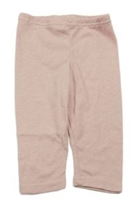 Růžové melírované legíny