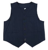 Tmavomodrá slavnostní vesta Shein