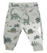 Bílé tepláky s dinosaury F&F