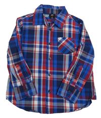 Modro-červeno-bílá kostkovaná košile Kiki&Koko