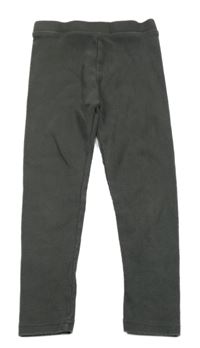 Tmavošedé žebrované legíny Next