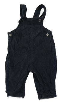 Tmavomodré laclové kalhoty F&F