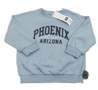 Nové - Modrá mikina s nápisem F&F