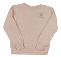 Růžová mikina se srdcem Dopodopo