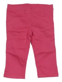 Tmavorůžové capri džegíny Topolino